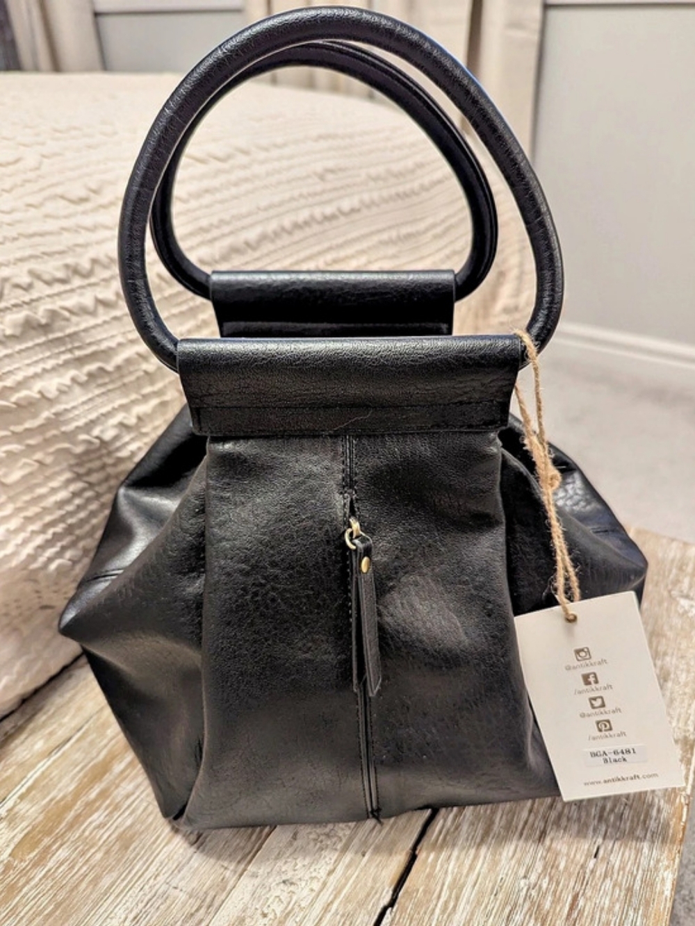 ANTIK KRAFT The Briar Double Handle Satchel